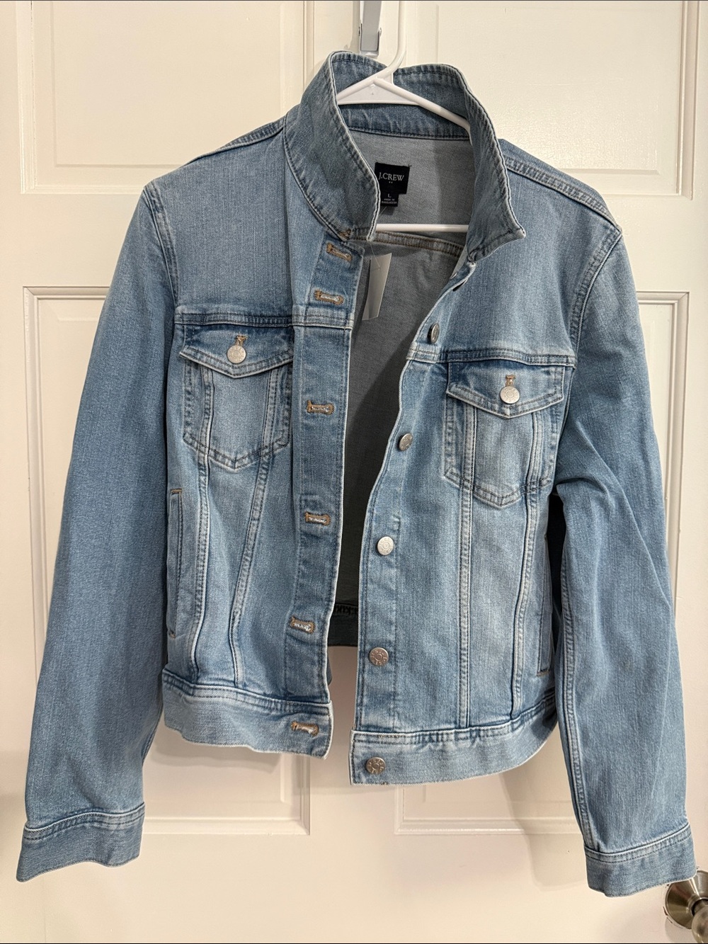 J. Crew Light Wash Denim Jacket